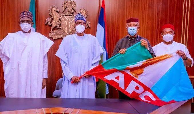 You are currently viewing A Month to Election, Anambra Dep Gov. Defects To APC, Meets Buhari