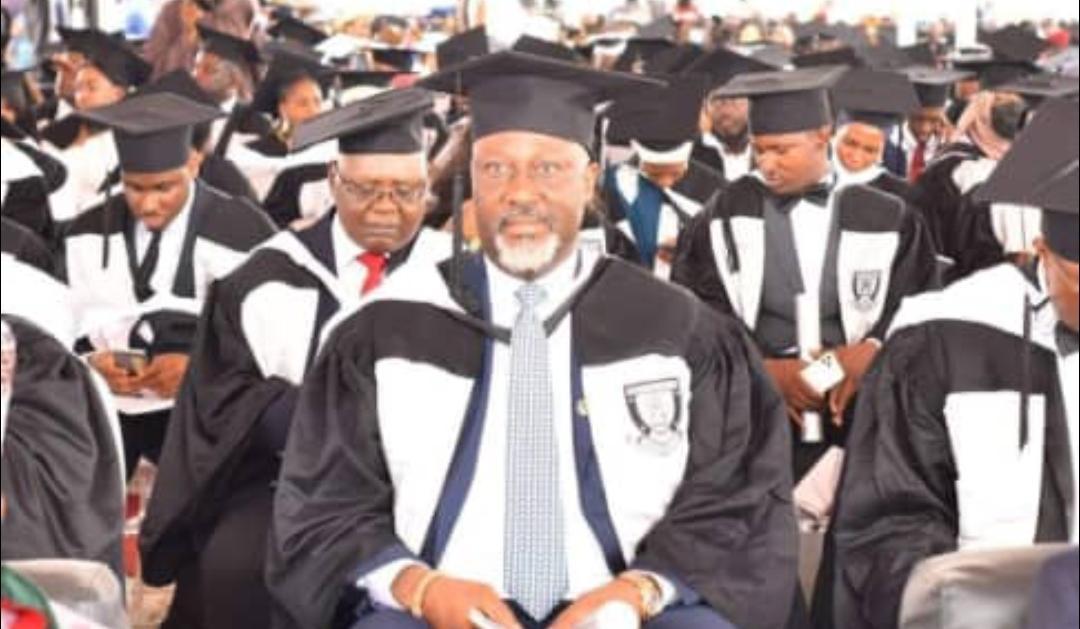 You are currently viewing Despite living in Dubai, Dino Melaye emerges best graduating student at Baze University, Abuja