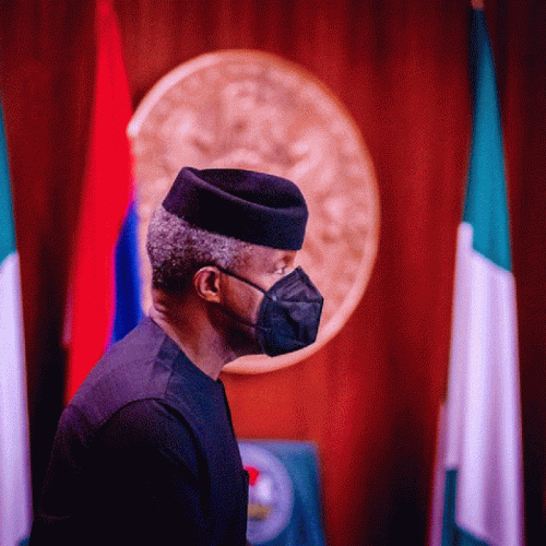 Osinbajo’s declaration: On this same Twitter that they banned, Tweeps react
