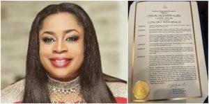 Read more about the article US Congress Honours Gospel Music Singer, Sinach