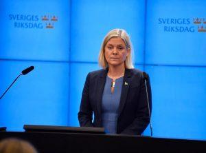 Read more about the article Sweden’s first female prime minister resigns less than 12 hours after being installed