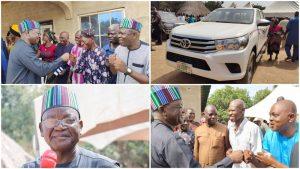 Read more about the article Governor celebrates driver who gave him opportunity to be bus conductor, gifts him Hilux Van