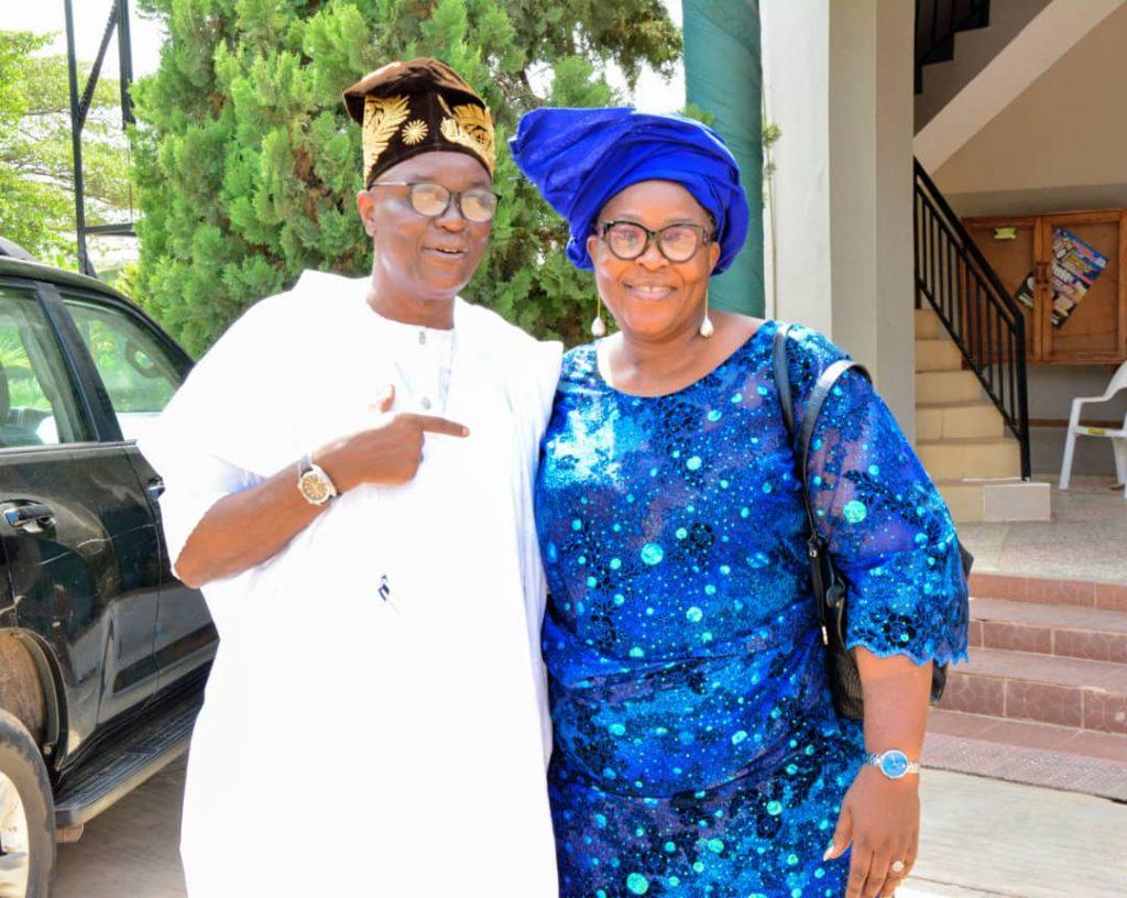 Banky and his junior sister Mrs Tope Isang