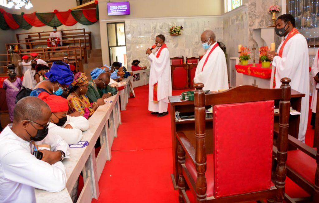 Thanksgiving service at the Anglican Church of the Ascension Akobo Ibadan