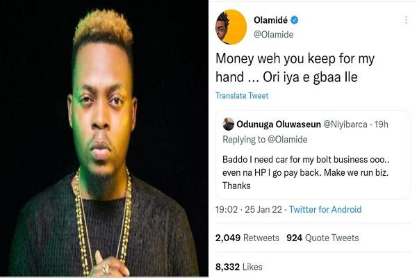 You are currently viewing Olamide ‘Baddo’ under fire for dissing fan’s mother