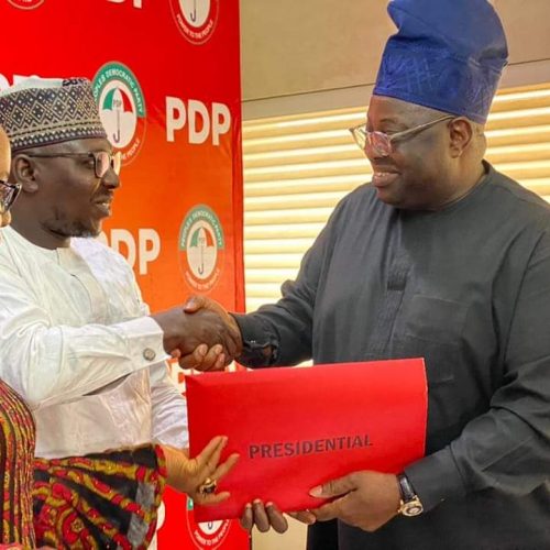 Dele Momodu picks presidential nomination form for N40m, urges PDP to shun old,  discredited politicians