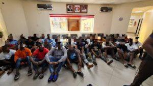 Read more about the article 14 exotic cars recovered as EFCC arrests 33 suspected Internet fraudsters in Lagos