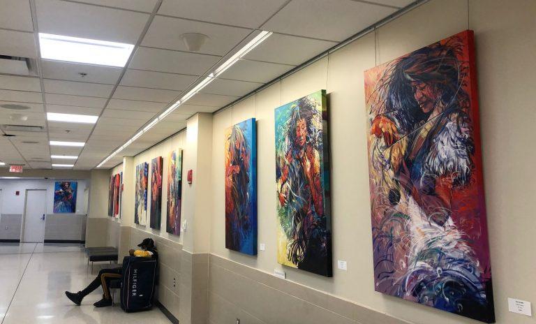 You are currently viewing Nigeria’s Said Oladejo-Lawal exhibits paintings at Columbus International Airport