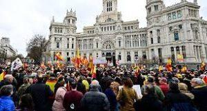 Read more about the article Thousands protest In Spain over cost of food, light, fuel