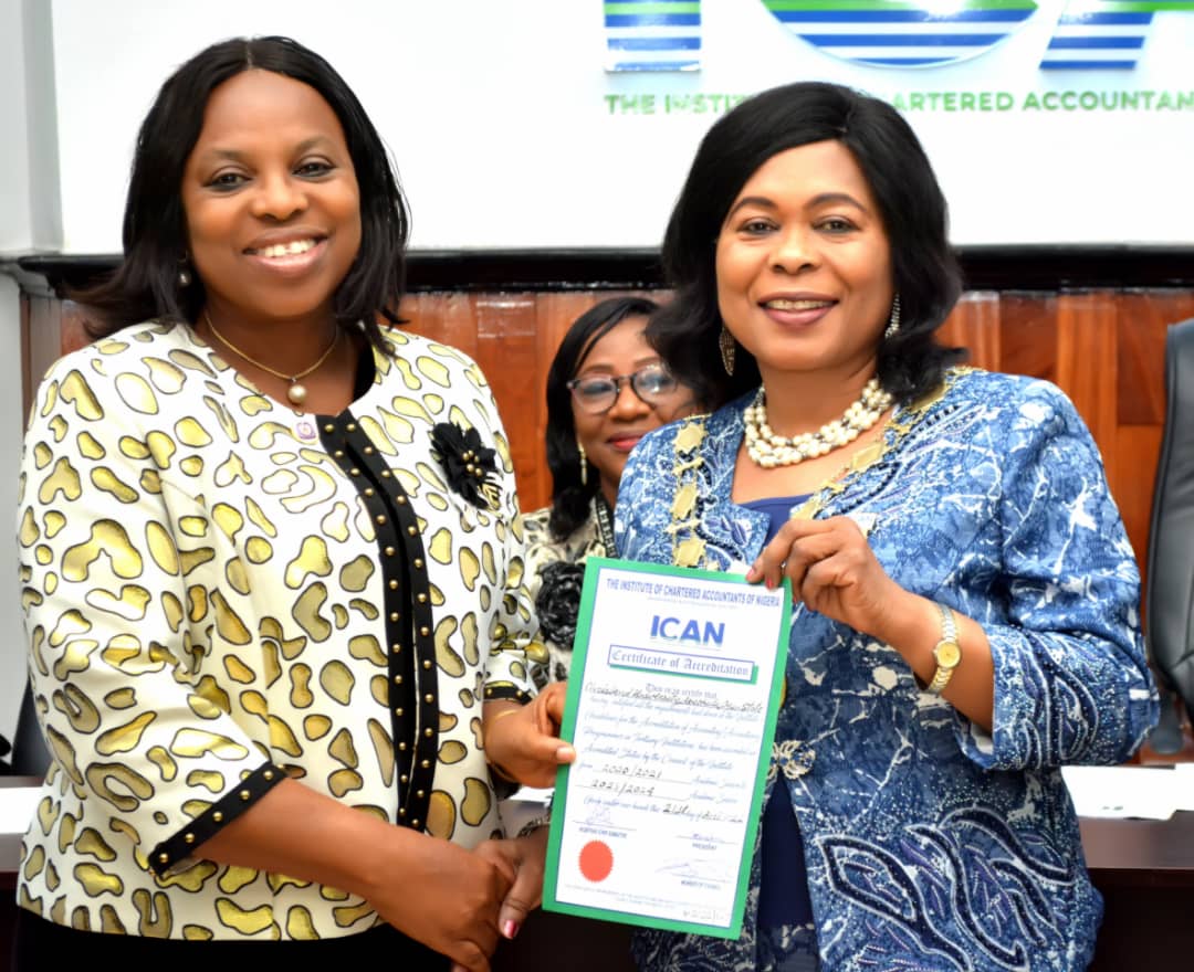 You are currently viewing Win-Win for Chrisland University Accounting students as ICAN presents accreditation certificate