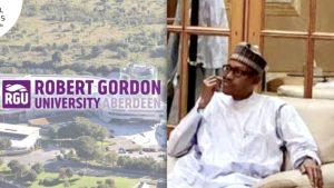 Read more about the article ‘Don’t be like Buhari’ – Scottish university explains why it used Buhari’s teeth-picking picture to illustrate lazy, insensitive leadership
