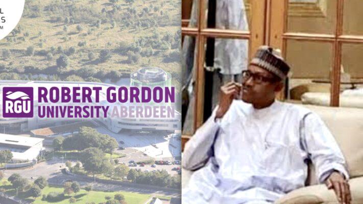 You are currently viewing ‘Don’t be like Buhari’ – Scottish university explains why it used Buhari’s teeth-picking picture to illustrate lazy, insensitive leadership