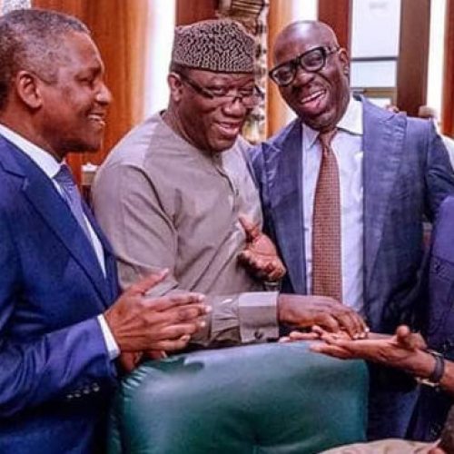 “You asked me to rig for you” – Oshiomhole; You are suffering from post traumatic stress disorder – Fayemi