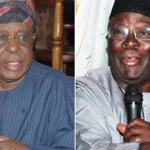 Pa Ayo Adebanjo, an inconsistent politician since the days of Chief Obafemi Awolowo, says Osoba