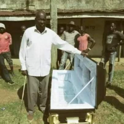 Man buys the third coffin for death preparation, says two he bought earlier are old-fashioned