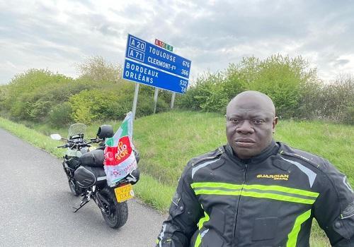 You are currently viewing London to Lagos biker: riding to Israel and Mount Everest is my next aim￼
