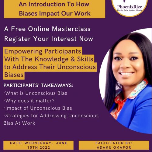 PhoenixRize hosts a masterclass on unconscious bias in the workplace