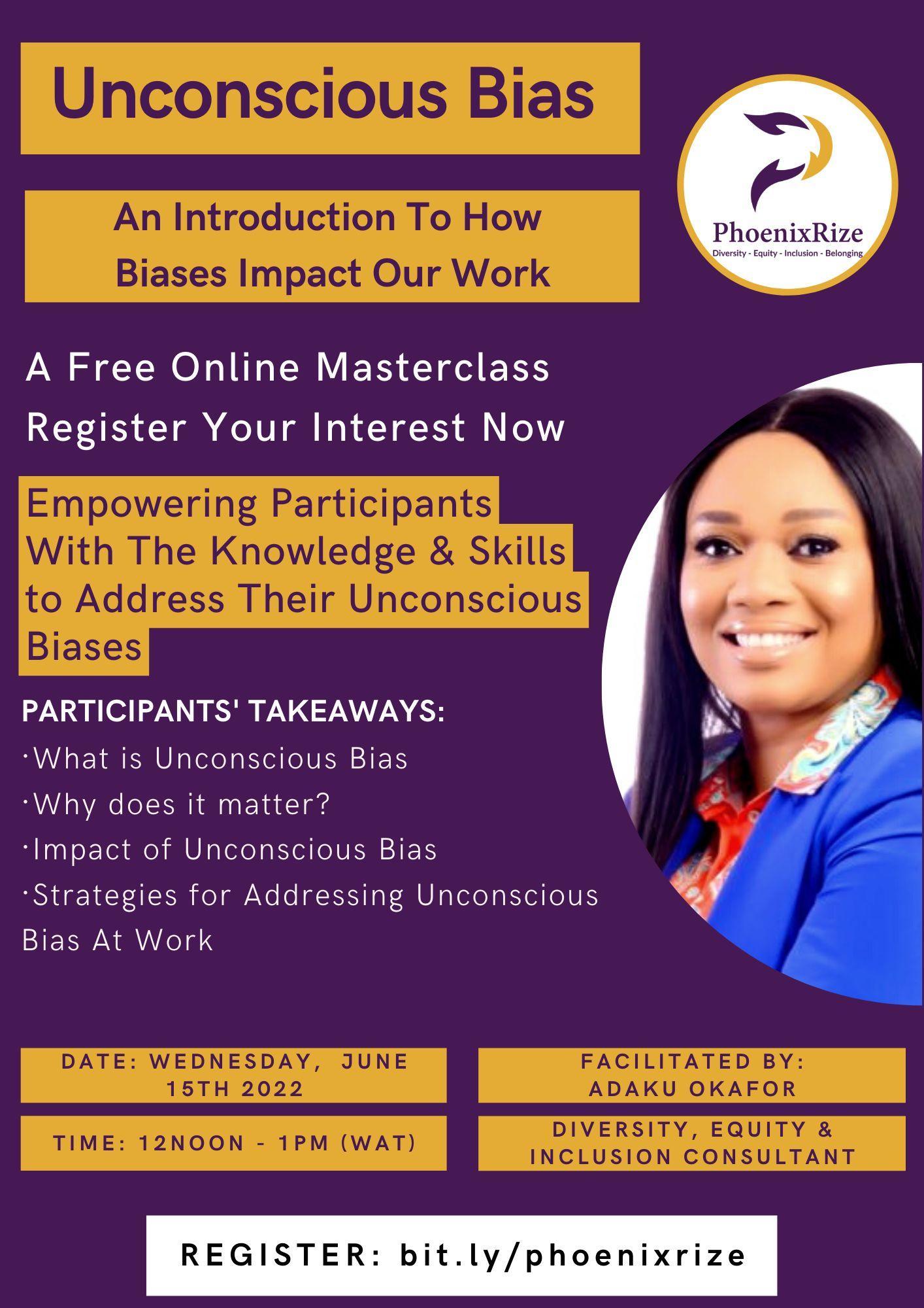 You are currently viewing PhoenixRize hosts a masterclass on unconscious bias in the workplace