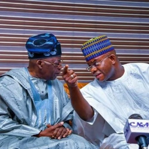 Yahaya Bello donates campaign office to Tinubu
