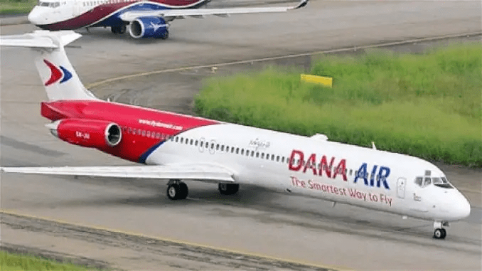 You are currently viewing NCAA suspends Dana Air operations with immediate effect