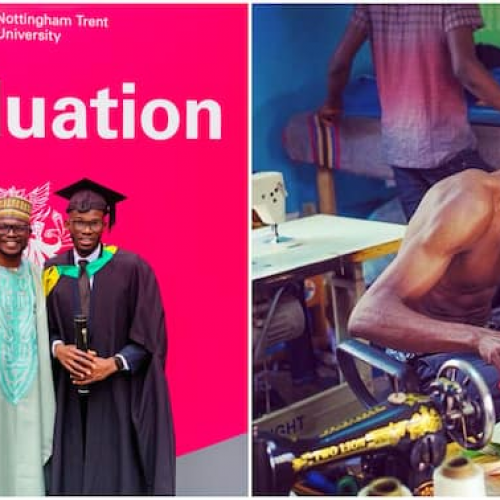 From Lagos to the world: Tailor who wrote JAMB exam 4 times achieves success in UK, bags Master’s