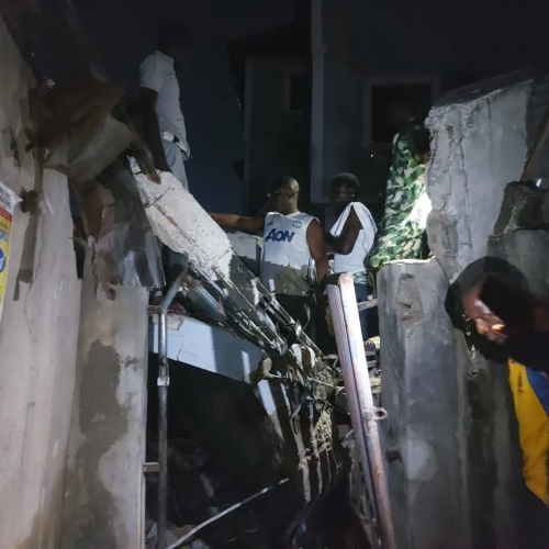 Two children killed in Lagos building collapse