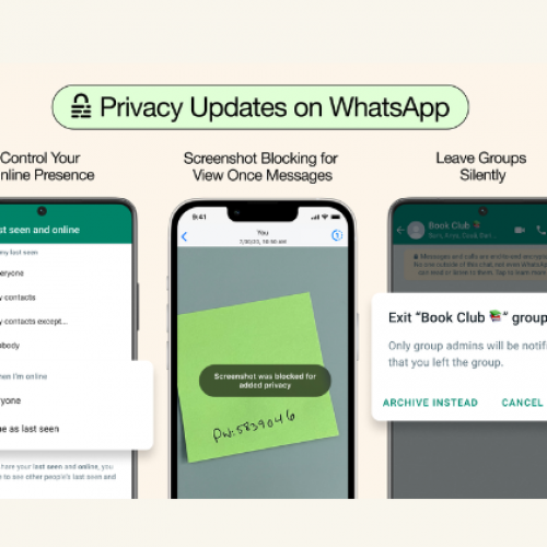 WhatsApp introduces three new privacy features