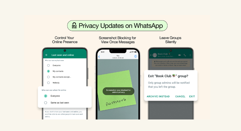 You are currently viewing WhatsApp introduces three new privacy features