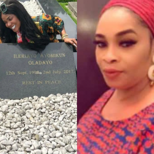 Remi Surutu reacts as Iyabo Ojo does the unexpected for her dead daughter