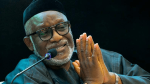 Read more about the article Buhari confers national honour on Akeredolu