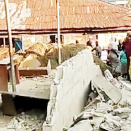 Lagos school fence collapses, kills two children