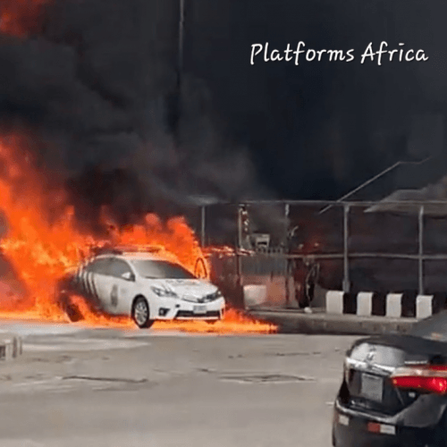 Six Killed, RRS Car Burnt In Lagos Building Fire