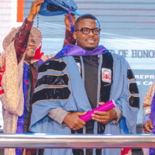 Sijibomi Ogundele, Sujimoto boss, bags honorary doctorate degree for outstanding contributions to entrepreneurship in Africa