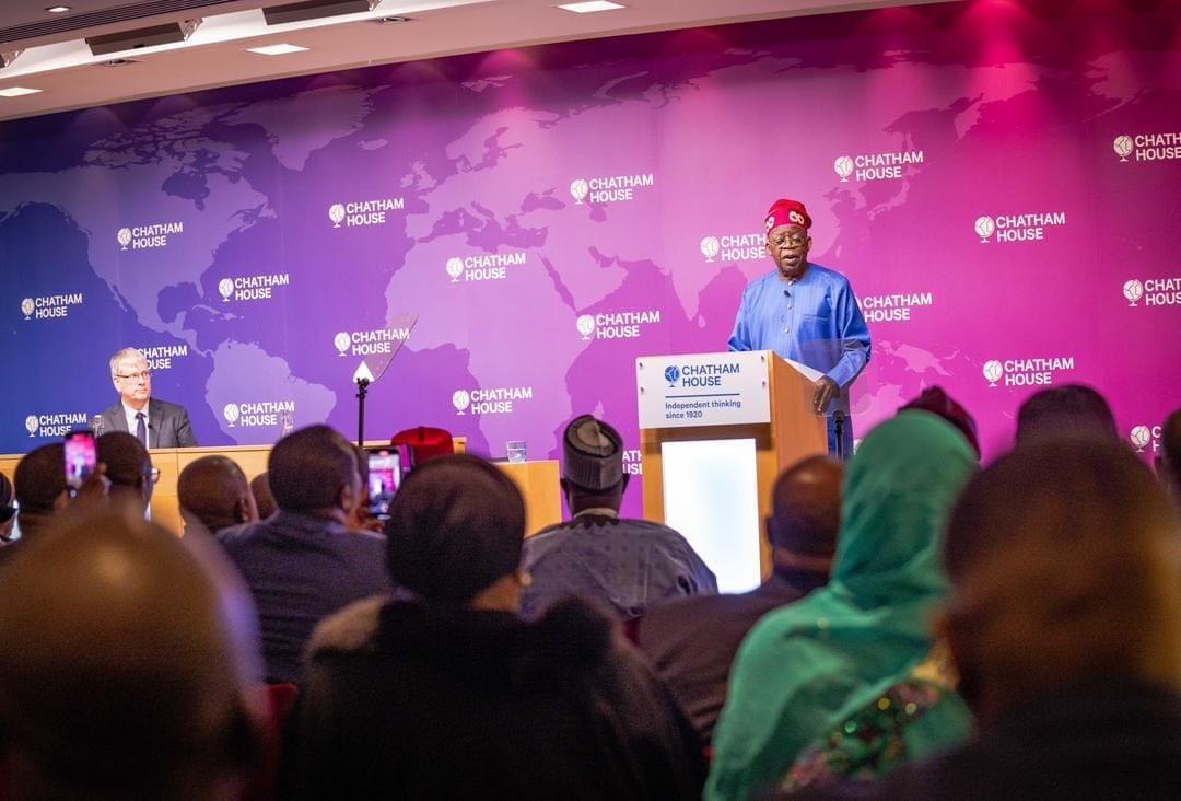 You are currently viewing Tinubu offers clear directions on security, economy, foreign policy in Chatham House keynote address