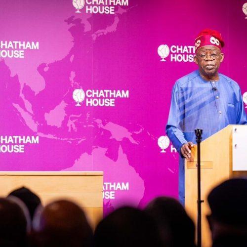 Read more about the article Why I delegated El-Rufai, Ayade, others to answer questions at Chatham House – Tinubu