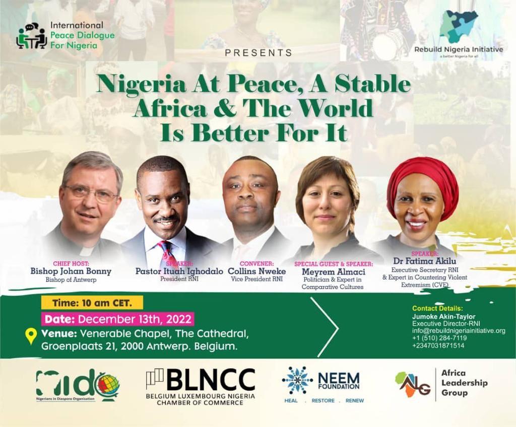 You are currently viewing Rebuild Nigeria Initiative holds international peace dialogue for Nigeria in Belgium