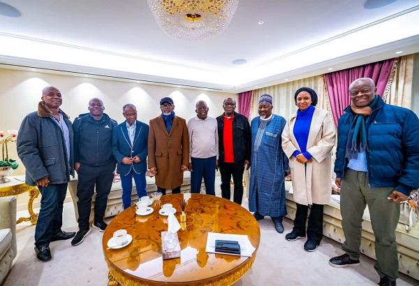 You are currently viewing El Rufai, Gbajabiamila, others with Tinubu in UK