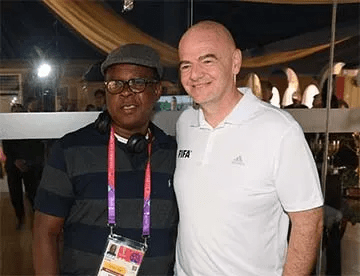 Read more about the article <strong>“The journalist we deserve”, FIFA boss, Infantino commends Kunle Solaja’s commitment to World Cup</strong>