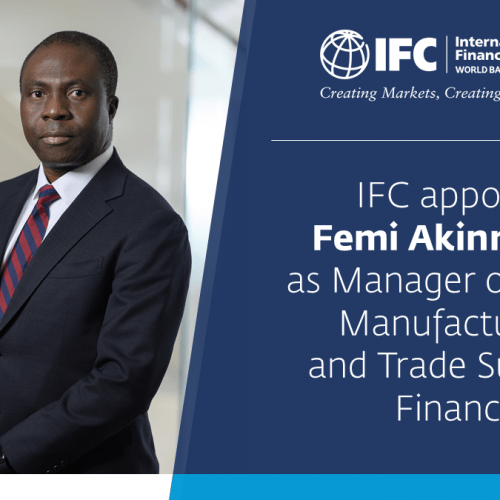 Read more about the article IFC appoints Femi Akinrebiyo to lead global manufacturing and trade supplier finance