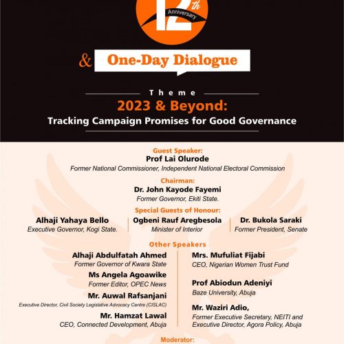Fayemi, Saraki, Aregbesola, Yahaya Bello, Fijabi, others to review 2003 campaign promises at NPO Reports’ dialogue