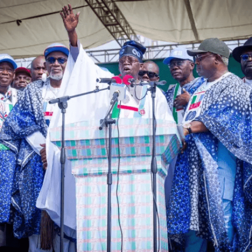 In Ondo, Tinubu lashes out at Atiku, Obi