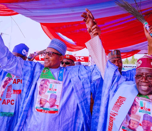 Read more about the article Buhari in Lagos for Tinubu