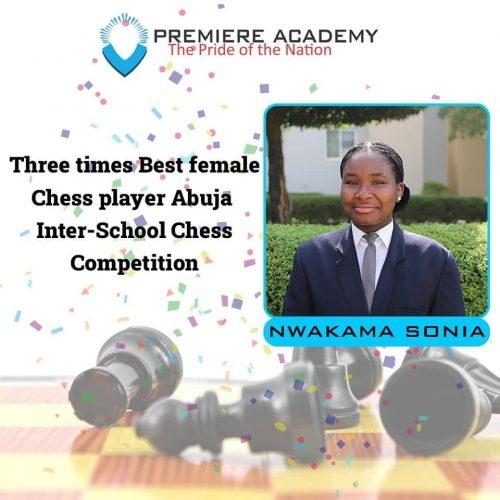 Read more about the article Nwakama Sonia of Premiere Academy, Abuja wins best female chess player award