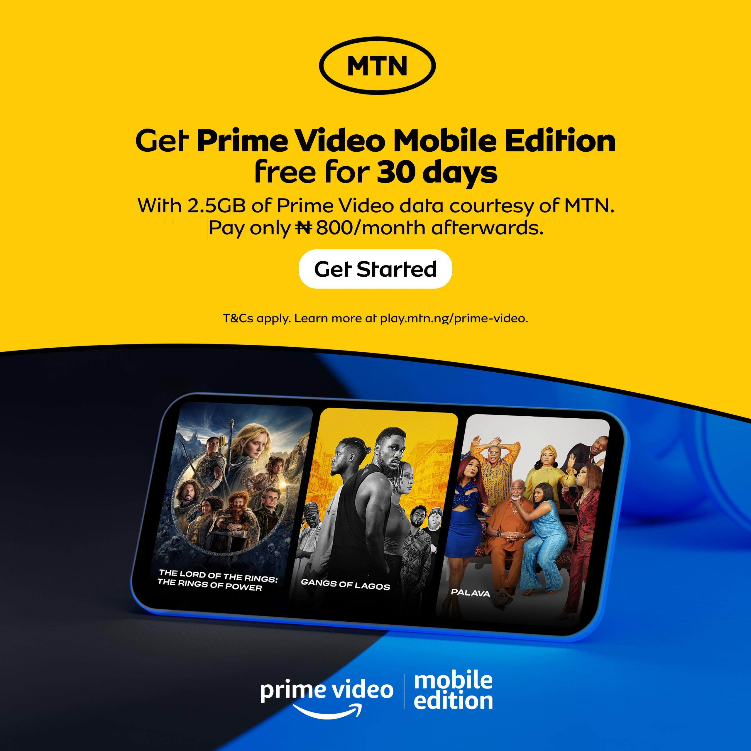 You are currently viewing <strong><u>MTN becomes the first telco in Nigeria to team up with Amazon to offer Prime Video Mobile Edition to its customers</u></strong>