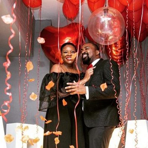 ‘You give me a love so big’ — Kemi Adetiba eulogises husband on their 1st wedding anniversary