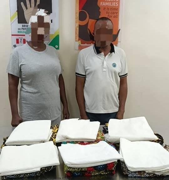 You are currently viewing Saudi-bound widower nabbed with cocaine concealed in fabrics