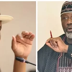 Wike and Dino Melaye