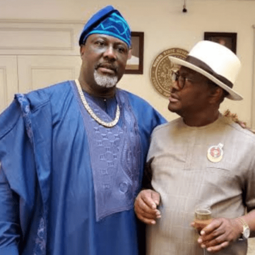 Read more about the article Your prison uniform is already sewn, Dino Melaye replies Wike 