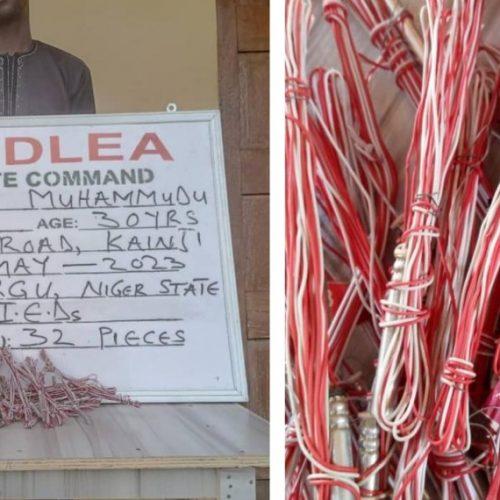 Read more about the article NDLEA Intercepts Explosives Going To Bandits Camp