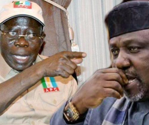 Read more about the article Drama as Oshiomhole, Okorocha, Oyofo clash at book launch
